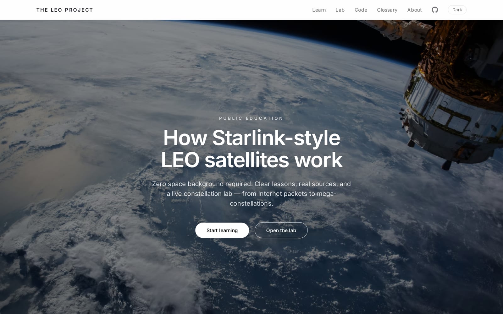 The Leo Project home page